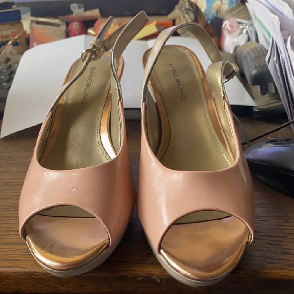 Bandolino Sling back heels sz. 6.5